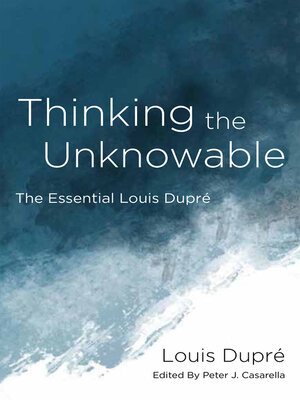 cover image of Thinking the Unknowable